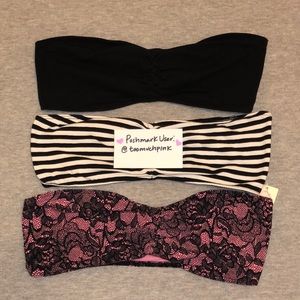 Victoria’s Secret PINK Vintage Style Bandeau Bras